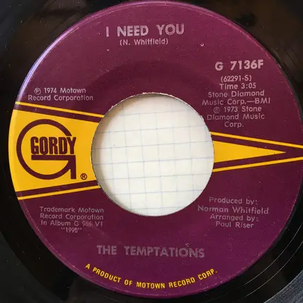 The Temptations - You've Got My Soul On Fire