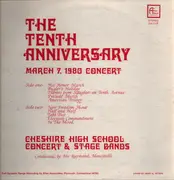 LP - The Tenth Anniversary - Cheshire high school concert & stage bands - +INSERT