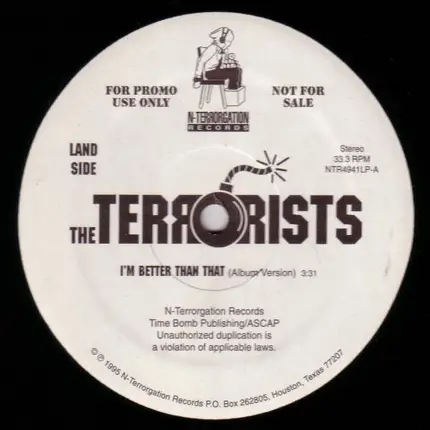 The Terrorists - I'm Better Than That