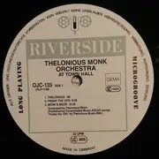 LP - The Thelonious Monk Orchestra - At Town Hall