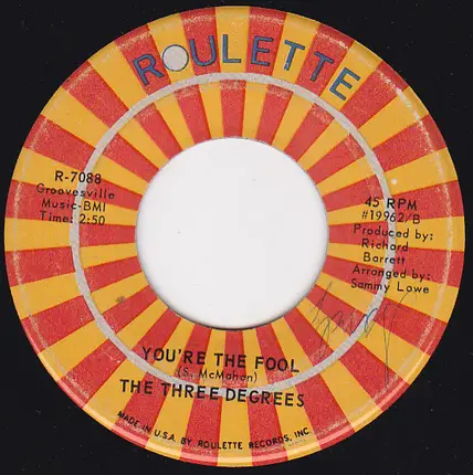 The Three Degrees - I Do Take You
