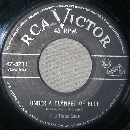 The Three Suns - Gimme A Little Kiss / Under A Blanket Of Blue