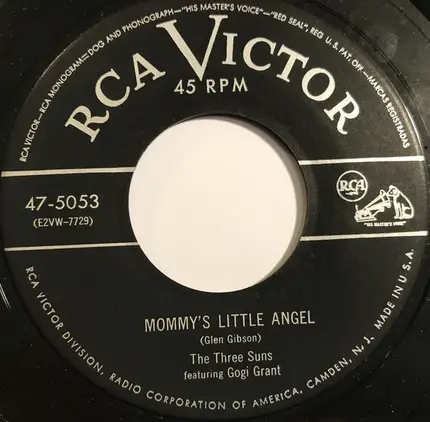 The Three Suns Featuring Gogi Grant - My Tormented Heart / Mommy's Little Angel