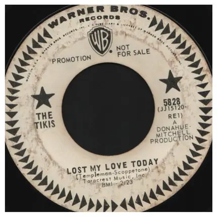 The Tikis - Lost My Love Today