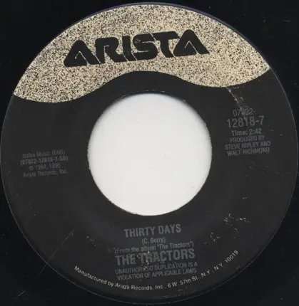 The Tractors - Badly Bent / Thirty Days