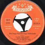 7inch Vinyl Single - The Trapp Family Singers - Die Trapp-Familie Singt Volkslieder Folge 1