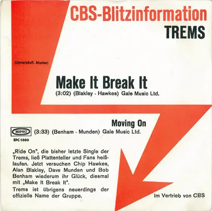 The Trems - Make It Break It