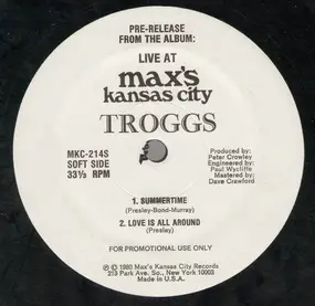 The Troggs - Live at Max's Kansas City