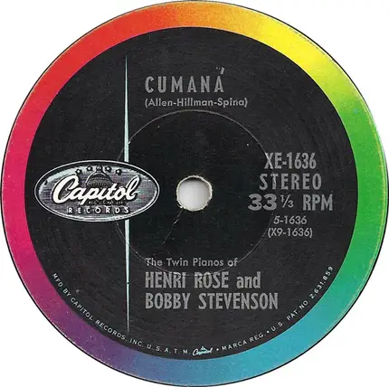 The Twin Pianos Of Henri Rose & Bobby Stevenson - Cumaná / Satin Doll