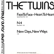 12inch Vinyl Single - The Twins - Face To Face - Heart To Heart