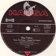 12inch Vinyl Single - The Twins - Face To Face - Heart To Heart