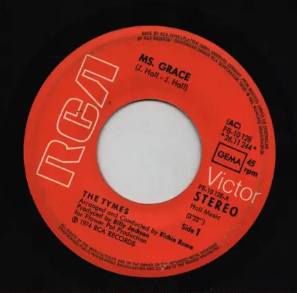 The Tymes - Ms. Grace