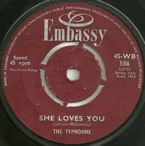 The Typhoons - She Loves You / It's All In The Game