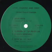 LP - The United Choral Ensemble - Love, Cherish And Obey - Still Sealed