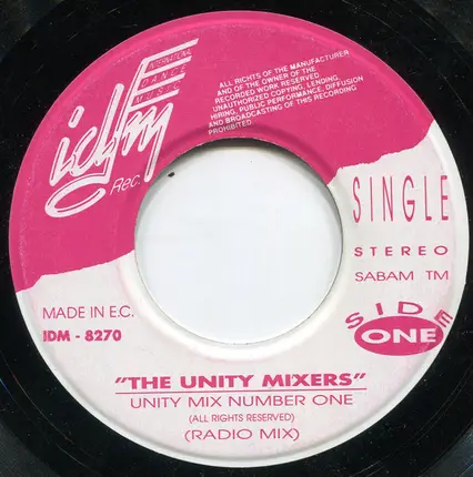 The Unity Mixers - The Unity Mix Number One