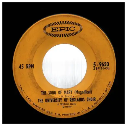 The University of Redlands Choir - Mary's Lullaby