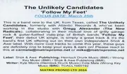 CD Single - The Unlikely Candidates - Follow My Feet - Digisleeve