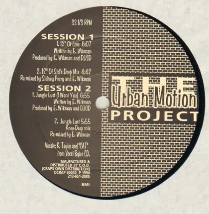 The Urban Motion Project - Session 1 + 2