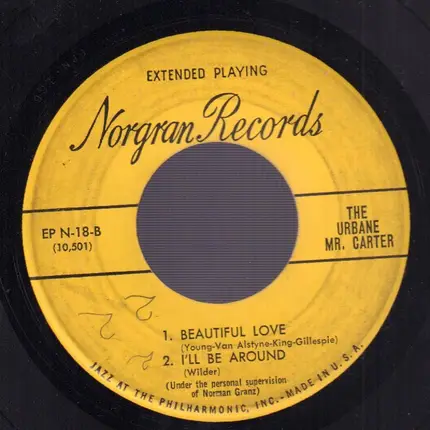 The Urbane Mr. Carter - Flamingo / Blue Star / Beautiful Love / I'll Be Around