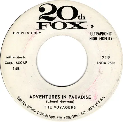 The Voyagers - Adventures In Paradise