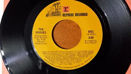 The Vogues - Theme (The Good Old Songs)