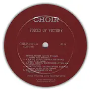 10'' - The Voices Of Victory - Volume No. 1 Spirituals