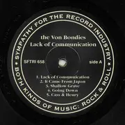 LP - The Von Bondies - Lack Of Communication
