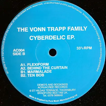 The Vonn Trapp Family - Cyberdelic EP