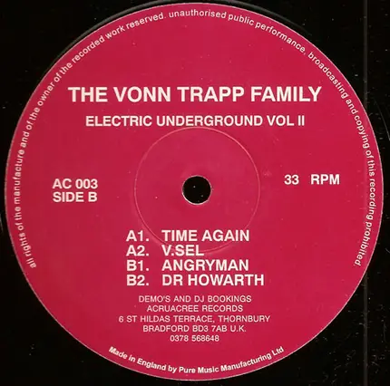 The Vonn Trapp Family - Electric Underground Vol II