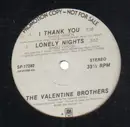 12'' - The Valentine Brothers - I Thank You - Promo