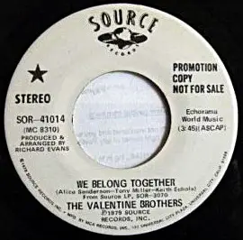 The Valentine Brothers - We Belong Together