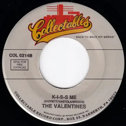 The Valentines - Christmas Prayer / K-I-S-S Me