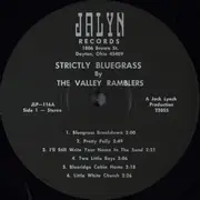 LP - The Valley Ramblers - Strictly Bluegrass