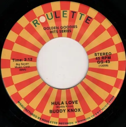 The Velours / Buddy Knox - Can I Come Over Tonight / Hula Love
