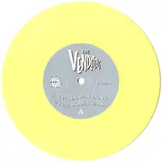 7inch Vinyl Single - The Vendettas - The More I Want / Three Way Love - Yellow vinyl