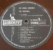 LP - The Ventures - On Stage, Encore! - Red Translucent Vinyl