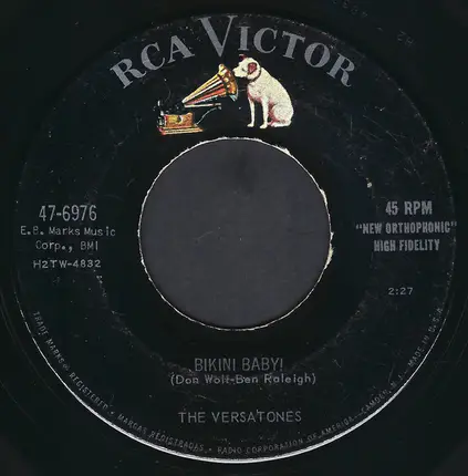 The Versatones - Bikini Baby / Lovely Teenage Girl