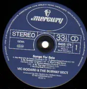 LP - Vic Godard  & The Subway Sect - Songs For Sale