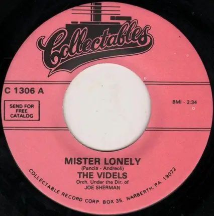 The Videls - Mister Lonely / I'll Forget You