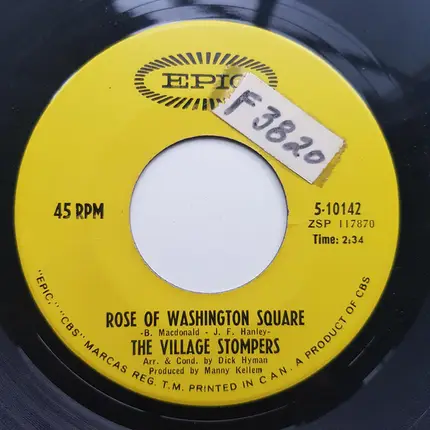 The Village Stompers - When I Tell You That I Love You / Rose Of Washington Square