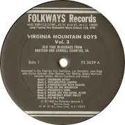 LP - The Virginia Mountain Boys - Old Time Bluegrass From Grayson & Carrol Counties, Va.