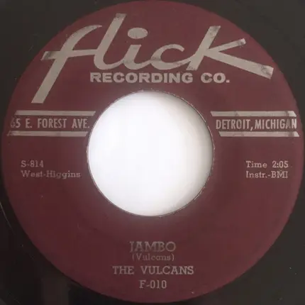 The Vulcans - Jambo / Shimmy Shuffle