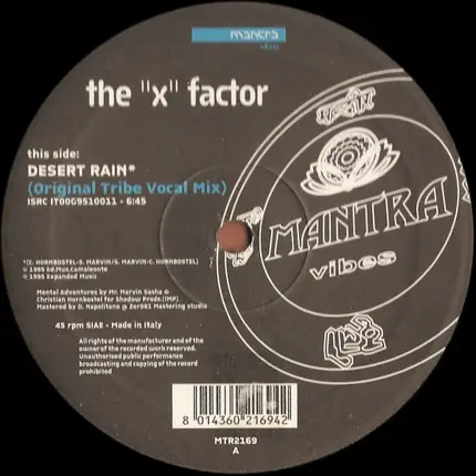 The X Factor - Desert Rain