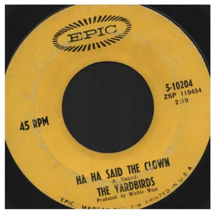 The Yardbirds - Ha Ha Said The Clown