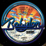 LP - The Yardbirds - Legend Of The Yardbirds Vol. 4