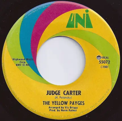 The Yellow Payges - Judge Carter