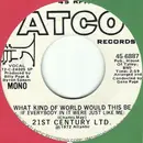 7'' - The 21st Century Ltd. - What Kind Of World Would This Be (If Everybody In It Were Just Like Me)