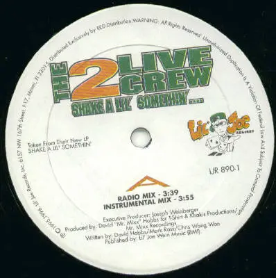 The 2 Live Crew - Shake A Lil' Somethin'....
