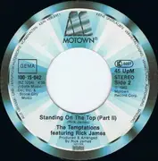 7'' - The Temptations featuring Rick James - Standing On The Top (Part I & II)