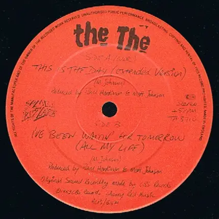 The The - This Is The Day